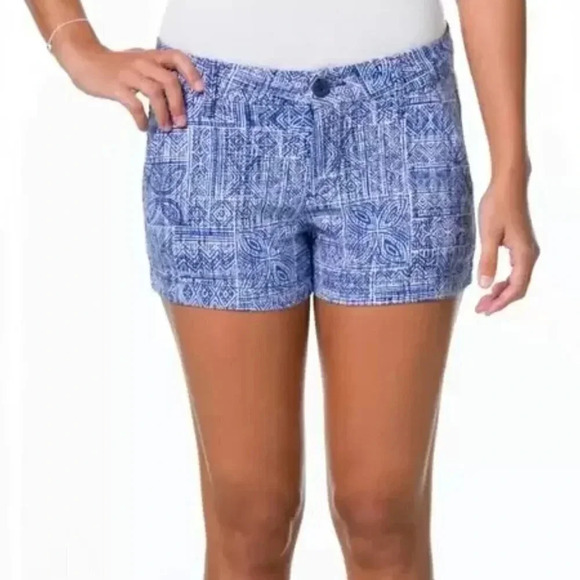 Tori Richard Women's Navy Sneaky Tiki  Sandi Shorts - Picture 1 of 10